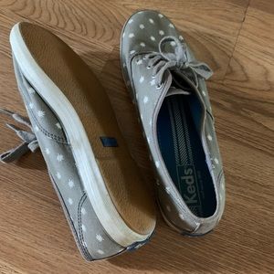 Grey and white Keds size 8.5